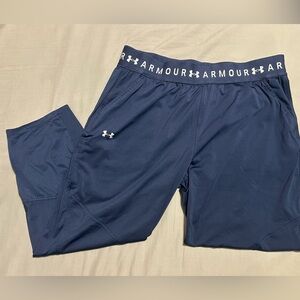 Under Armour Dark Blue Performance Capri
